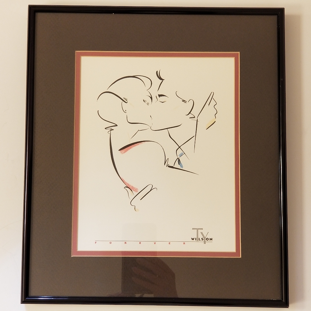 🔻REDUCED❣ TY Wilson Forever 13"x15" metal frame print #Christmas Gift